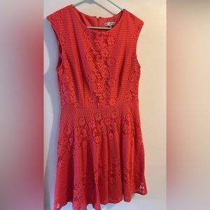 Lace Orange Dress size 12
